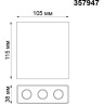 Спот NOVOTECH BELLA LED накладной 357947 NV-357947